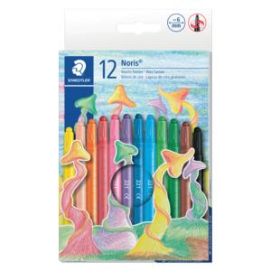 Wachsmalstift Noris Club Wachs-Twister Etui 12 Farben rund STAEDTLER 221 NWP12 (4007817221006)