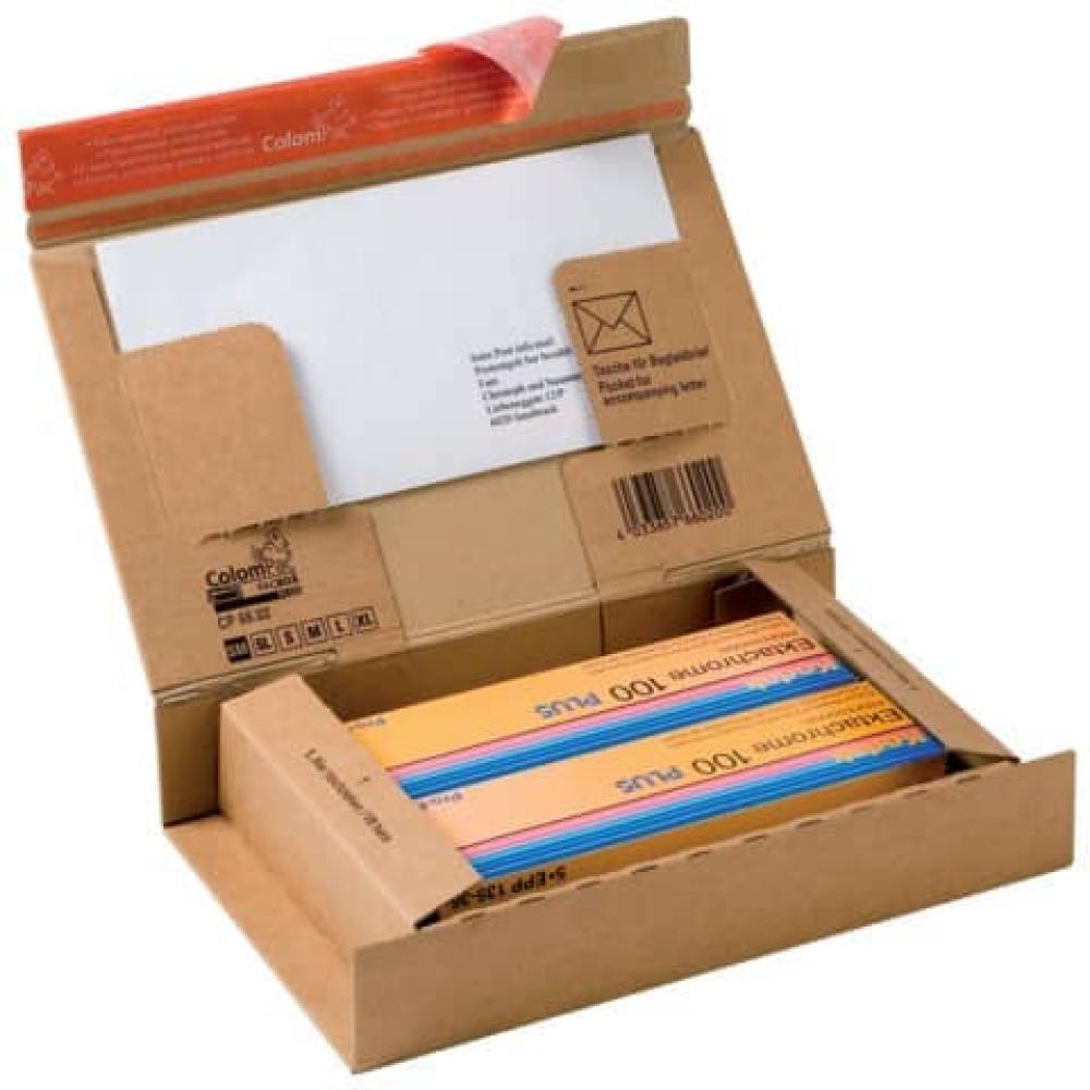Paket Versandkarton 262x165x50 mm braun COLOMPAC 30000267 (4033657660200)
