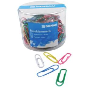 Briefklammer 28 mm sortiert Dose 150 Stück Donau 7831001-99 (9004546394587)