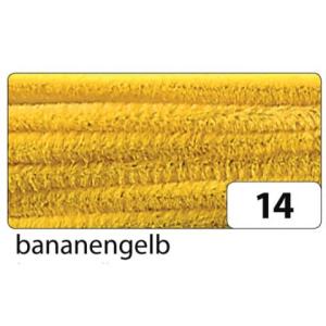 Chenilledraht 8 mm 10 Stück bananengelb FOLIA 77814 (4001868780147)