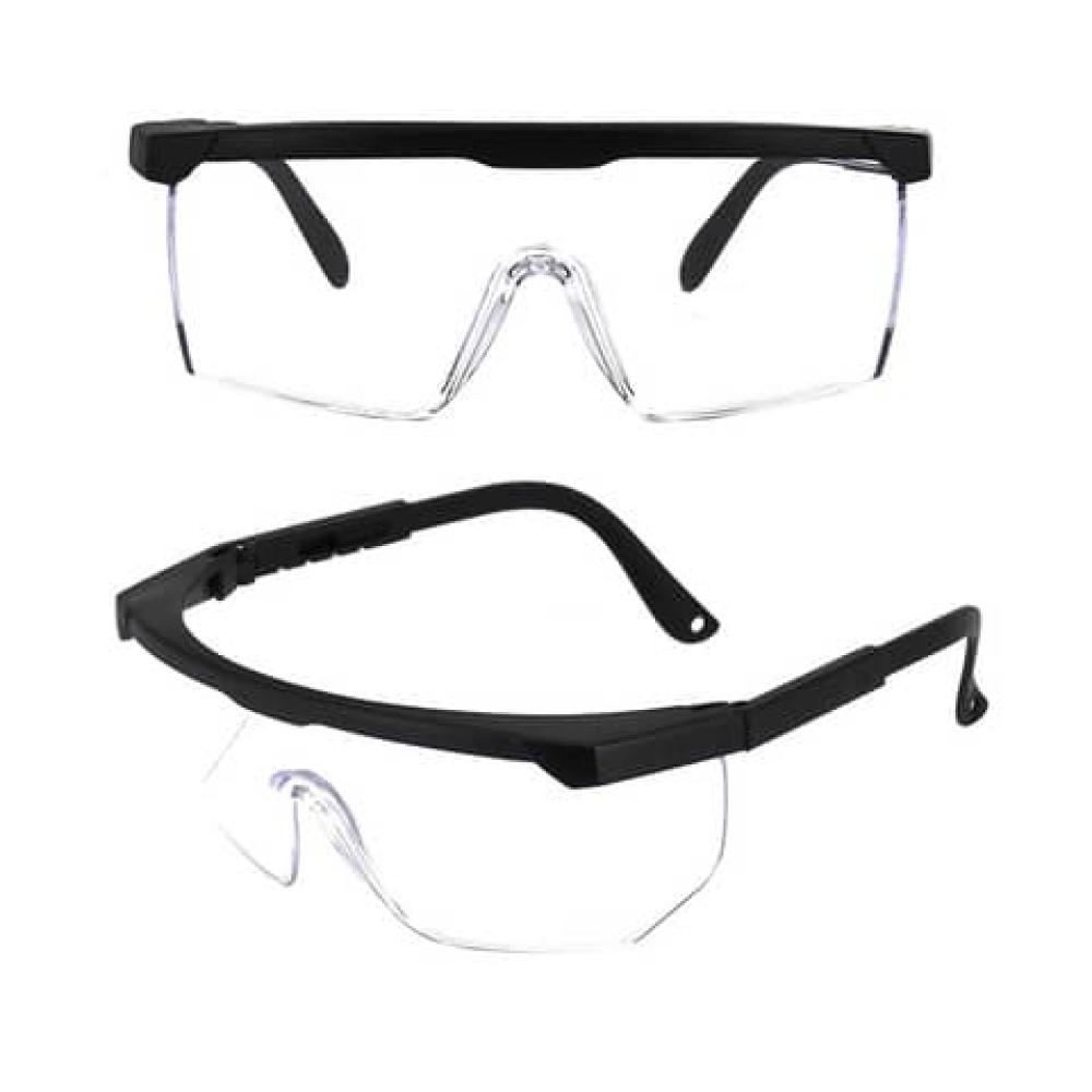 Sicherheitsbrille transparent schwarz BF003 ()