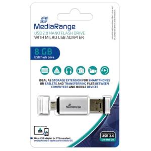 USB Mobile 2 in 1 OTG USB-Stick 8GB MEDIARANGE MR930-2 (4260283115358)