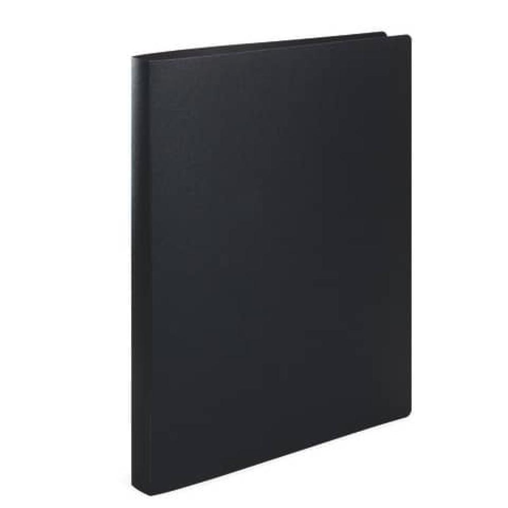 Schulordner A4, 2-D-Ring 25 mm transluzent schwarz HERMA 19160 (4008705191609)