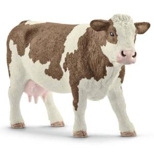 Spielzeugfigur Fleckvieh Kuh Schleich 13801 (4005086138018)