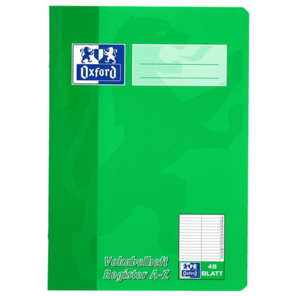 Oxford Vokabelheft Lineatur 53 Liniert Din A5 Ohne Rand, 48 Blatt 100302812 (4006144959071)