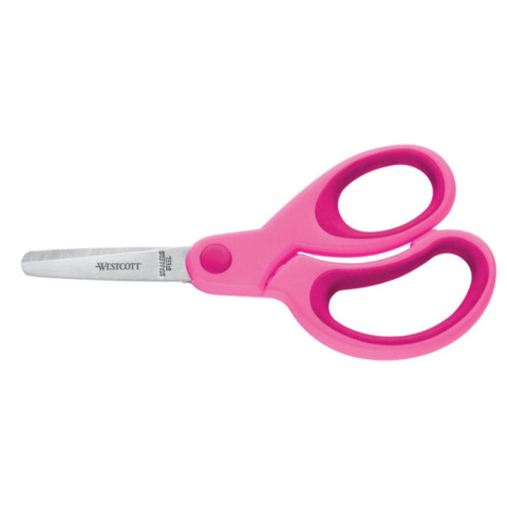 Schere Kids Softgrip 13 cm pink rund WESTCOTT E-21580 00 (4027521513228)