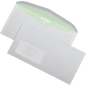 Kuvertierumschlag -114x229 mm gummiert 75 g qm mit Fenster 1.000 Stück Envirelope 30005402 (4003928202446)