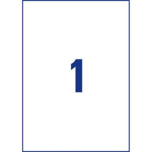 Folienetiketten 210x297 mm weiß 100 Etiketten permanent wetterfest AVERY ZWECKFORM L4775-100 (4004182060995)