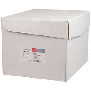 Faltentasche Office Box mit Deckel C4, weiß 20 mm Falte haftklebend ohne Fenster 120 g qm 200 Stück ELCO 48698 (76117220