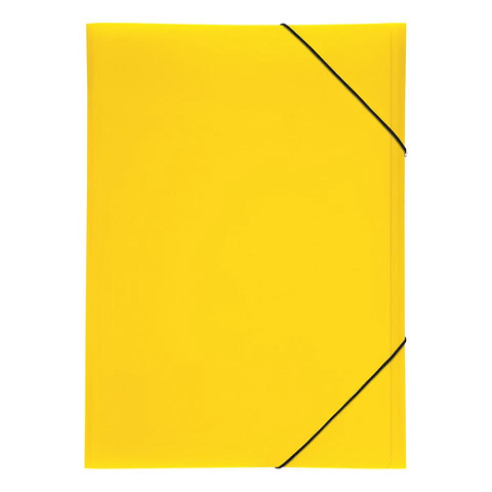 Gummizugmappe Lucy Basic A3, gelb PP 3 Einschlagklappen PAGNA 21638-04 (4009212031396)