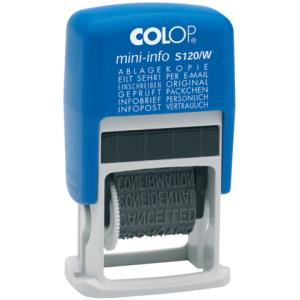 Mini-Dater Wortbandstempel mit 12 Texten COLOP 104919 (9004362359364)