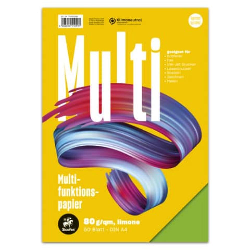 Multifunktionspapier 7X PLUS A4, 80 g qm limone 50 Blatt STAUFEN STYLE 734051099 (4006050510991)