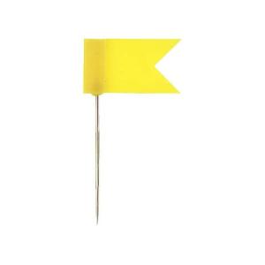 Markierfahne 35x18 mm gelb Dose 20 Stück ALCO 713 (4007735007133)
