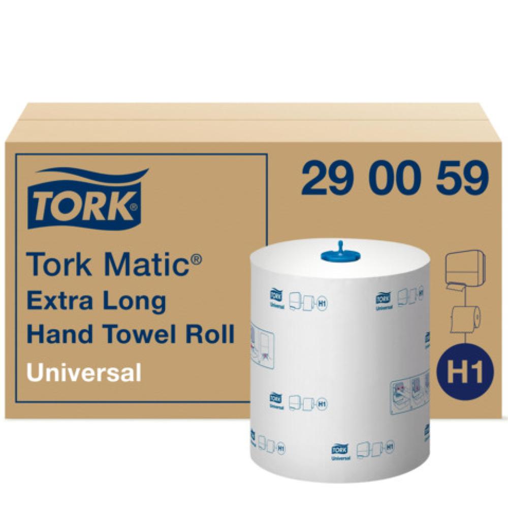 Matic Rollenhandtuch für System H1 6 Rollen 21 cmx280 m weiß 1-lagig TORK 290059 (7322540661835)