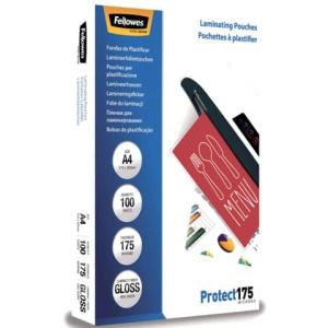 Laminierfolie Protect A4, glänzend 175 mym 100 Stück FELLOWES 5308703 (0077511530876)