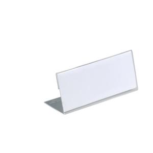Tischaufsteller in L-Form Schild weiß 150x64 mm 10 Stück DURABLE 8054 19 (4005546805412)