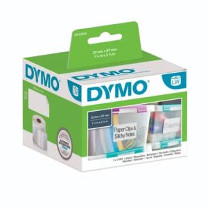 Dymo Etikettenrolle Für Etikettendrucker S0722540 Weiß, 57,0 X 32,0 Mm, 1 X 1000 Etiketten (5411313113540)