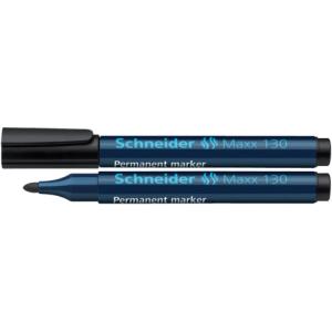 Permanentmarker Maxx 130 Rundspitze 1-3 mm nachfüllbar schwarz SCHNEIDER SN113001 (4004675006370)