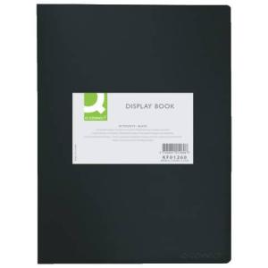 Sichtbuch 40 Hüllen Einband PP 450 mym schwarz Q-CONNECT KF01260 (5705831012608)