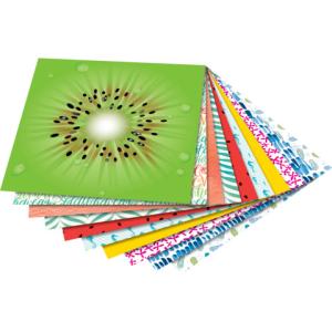 Faltblätter TROPICAL 80g 15x15cm 50 Blatt 10 Motive sortiert FOLIA 470/1515 (4001868106480)