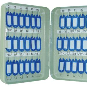 Schlüsselschrank Pearl grey 36 HakenZylinderschloss Q-CONNECT KF04272 (5705831042728)