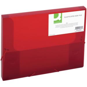 Sammelbox A4, 250 Blatt PP rot transluzent Q-CONNECT KF02306 (5705831023062)