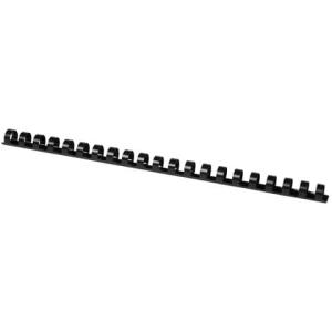Plastik-Binderücken 14 mm für 105 Blatt schwarz 100 Stück Q-CONNECT KF24051 (5705831240513)