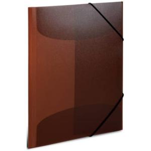 Gummizugmappe A3, PP transluzent braun HERMA 19522 (4008705195225)