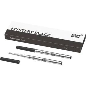 Kugelschreibermine F 2 Minen mystery black MONTBLANC MB128210 (4062037052328)