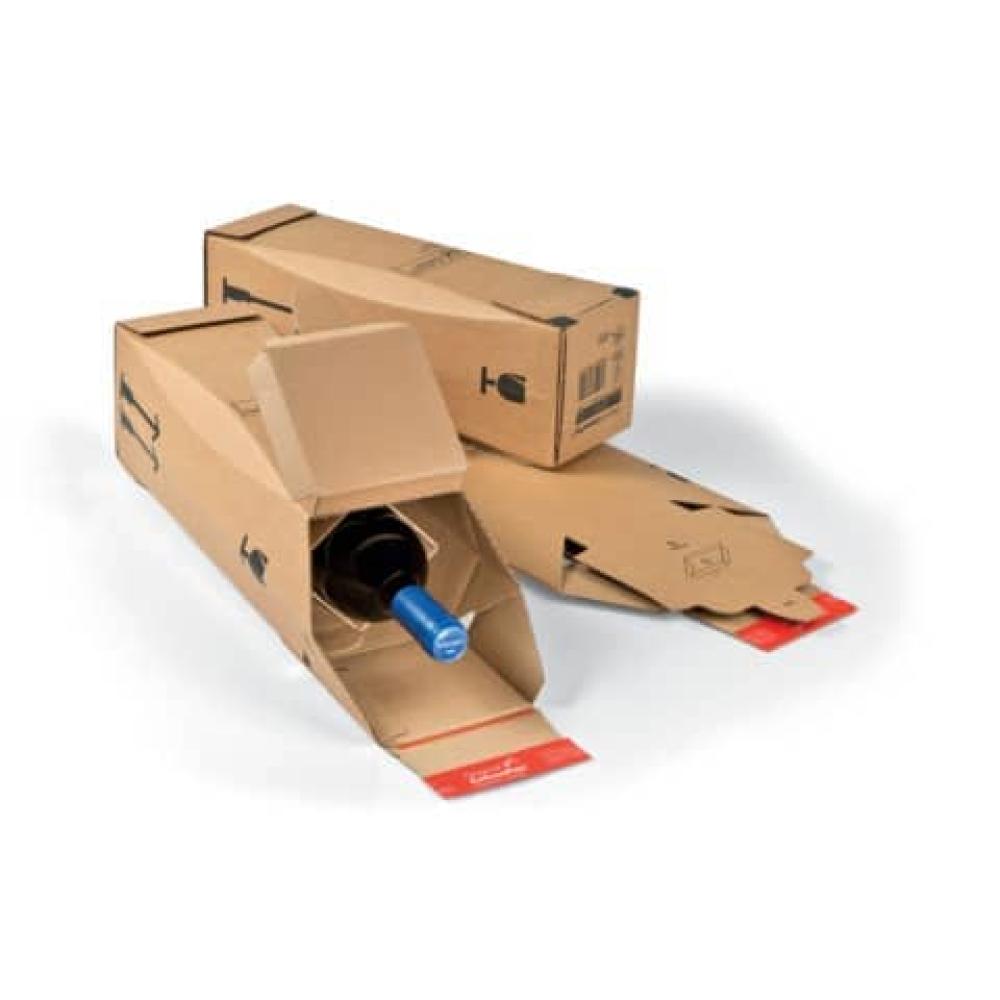 Flaschenkarton mit Selbstklebeverschluss für 1 Flaschen COLOMPAC 30017890 (4033657964599)