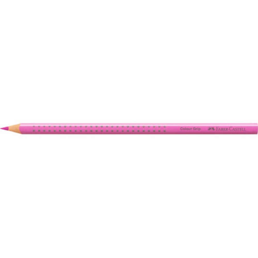 FABER-CASTELL Dreikant-Buntstift Colour GRIP, flamingopink Faber-Castell 112419 (4005401124191)