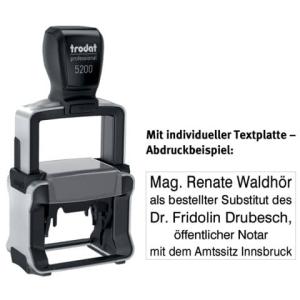 Professional 5200 für max. 6 Zeilen 41x24 mm TRODAT 5200V (0190084213660)