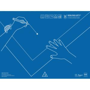 Schreibunterlage 50x43 cm Kunststoff Linkshänder KUM 906.01.19 (4064900048285)