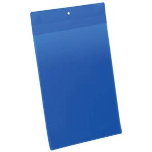 Kennzeichnungstasche magnetisch A4 hoch PP dokumentenecht dunkelblau 10 Stück DURABLE 1747 07 (4005546109060)