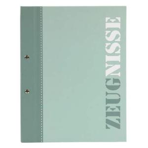 Zeugnismappe A4, 10 Hüllen 2-colored grün GOLDBUCH 36 115 (4009835361153)