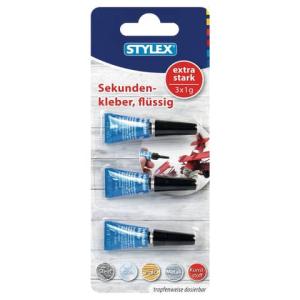 Sekundenkleber 3x 1 g extra stark TOPPOINT 31047 (4044186310474)