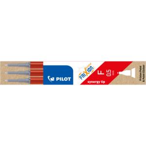 Tintenrollermine FriXion BLS-FRP5 0,3 mm rot 3er Pack PILOT BLS-FRP5-R-S3 (4902505401992)