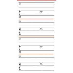 Ersatzeinlage Manager A5, Adresseinlagen 50 Blatt BSB 02-0052 (4000867011030)