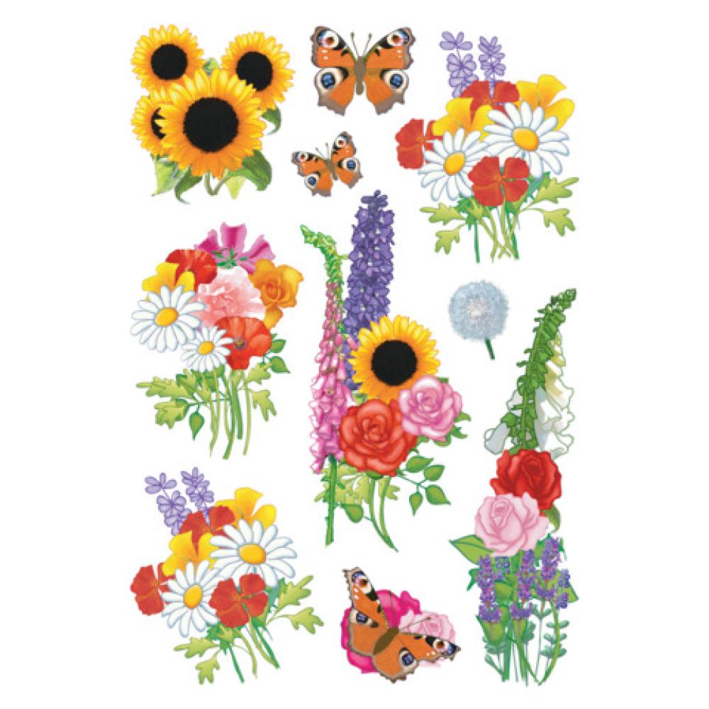 Sticker DECOR Moderne Blumen HERMA 3369 (4008705033695)