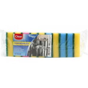 Haushaltshelfer Scheuerschwamm Küche 10er Pack CLEAN 60605 (4326470626059)