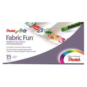 Stoffmalkreide 15 Stück sortiert PENTEL PTS-15 (4711577000152)