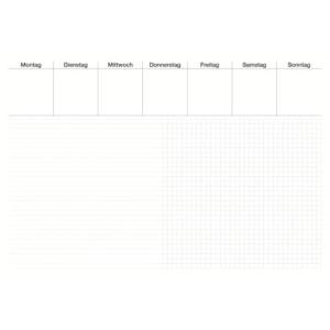 Notiz-Schreibunterlage Office Liniert & Kariert 60x42 cm 30 Blatt RNK 46616 (4002871466165)