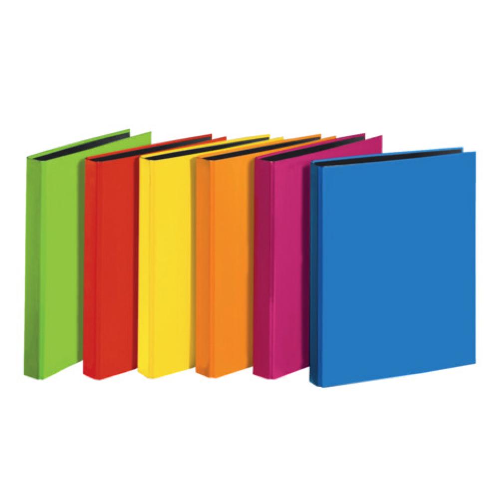 Ringbuch A4, Karton 4-D-Ring Ring- 25 mm farbig sortiert VELOCOLOR 1143 300 (4000225114335)