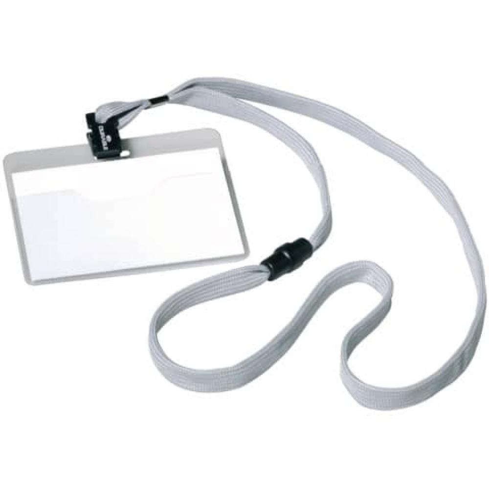 Namensschild mit Textilband 10 mm 90x60 mm 10 Stück DURABLE 8139 10 (4005546800196)