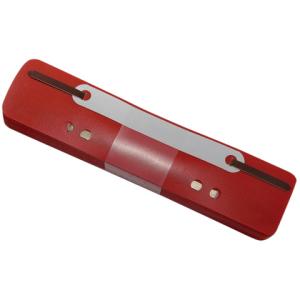 Heftstreifen Kunststoff kurz Deckleiste aus Kunststoff rot 25 Stück Q-CONNECT 2012500310 (4018924201034)