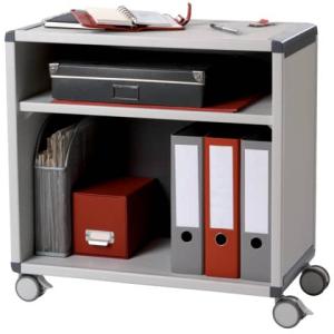 Mobile Aktenordnerregale 1 Fach grau anthrazit Paperflow DM1K2.11 (3660141060584)