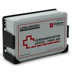 Betriebsverbandkasten Office-First Aid inkl. Wandhalterung Kunststoff LEINA-WERKE 20007 (4011166200070)