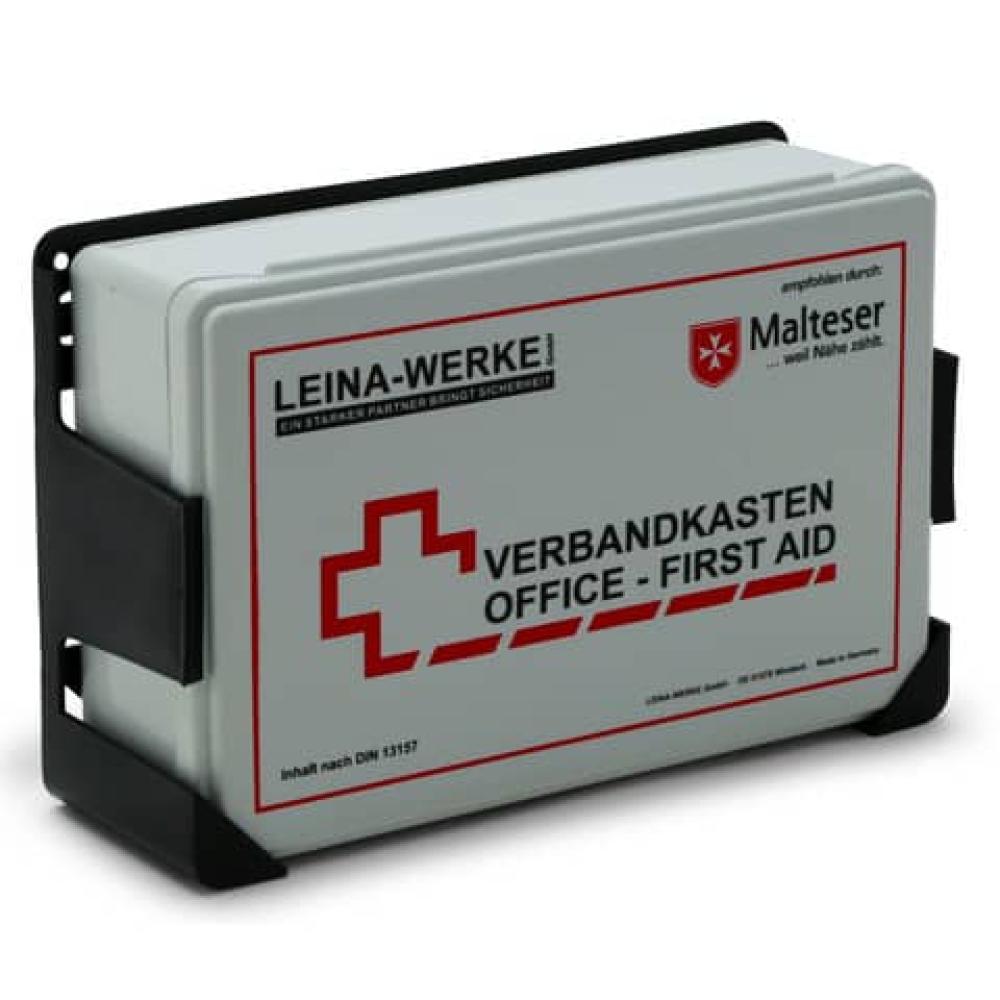 Betriebsverbandkasten Office-First Aid inkl. Wandhalterung Kunststoff LEINA-WERKE 20007 (4011166200070)