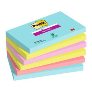Haftnotiz Super Sticky Notes 127x76 mm 6x 90 Blatt POST-IT 655-6SS-COS (0076308871673)