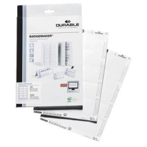 Einsteckschilder für Tisch-Namensschilder, weiß DURABLE 1459-02 (4005546140599)